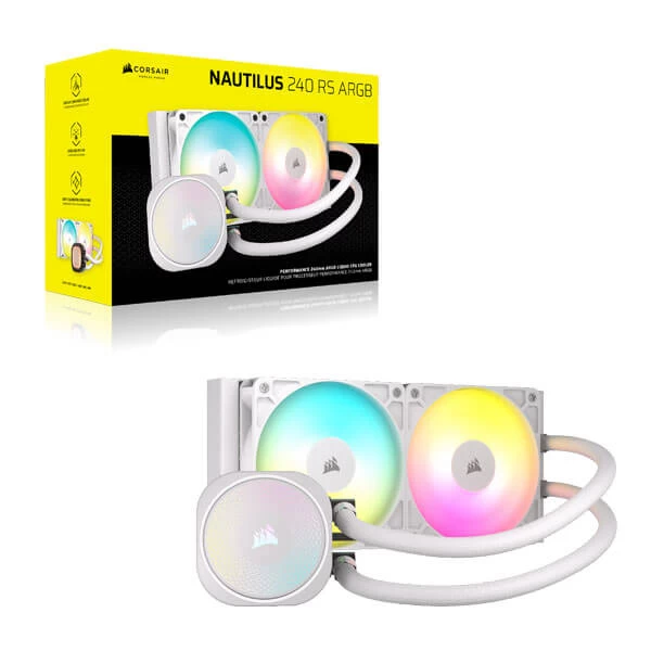 Corsair Nautilus 240 RS ARGB White 240mm Liquid CPU Cooler