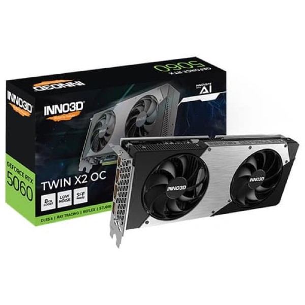 Inno3D RTX 5060 Twin X2 OC 8GB GDDR7 Graphics Card