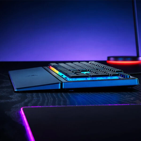 Razer Ornata V3 Mecha-Membrane Full-Size Gaming RGB Keyboard with Magnetic Wrist Rest (Black)