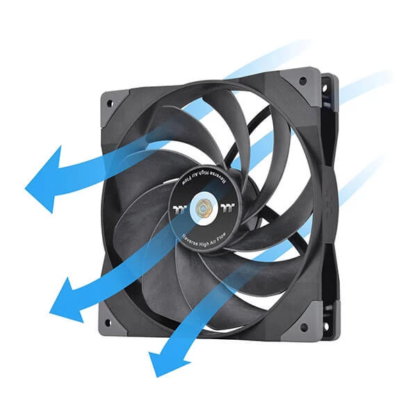 Thermaltake Swafan GT14 140mm Single Pack Cabinet Fan (Black)