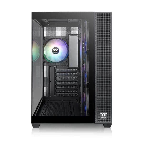 Thermaltake View 380 TG ARGB Mid-Tower ATX gaming Cabinet with Tempered Glass panels (Black)