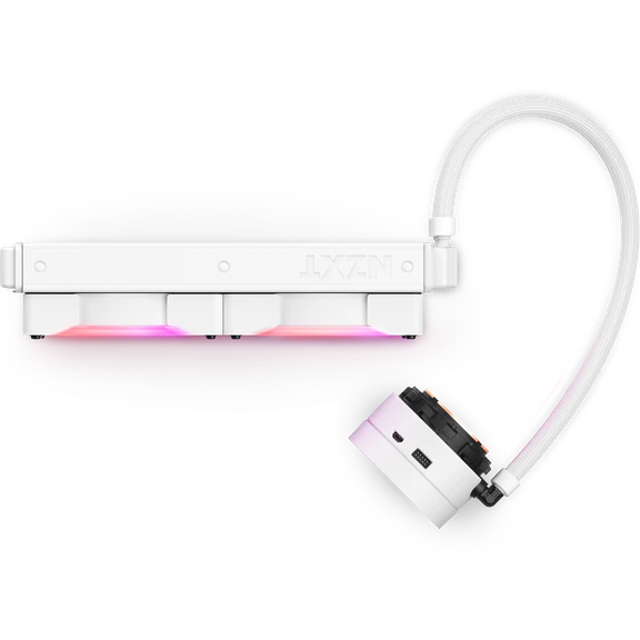NZXT Kraken X53 RGB 240mm White ARGB Liquid Cooler (RL-KRX53-RW)