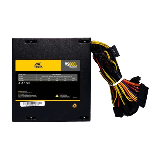 Ant Esports VS600L 600 Watt Value Power Supply