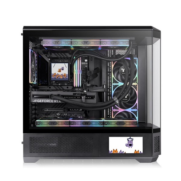Thermaltake View 600 TG Full Tower ATX cabinet (Black)
