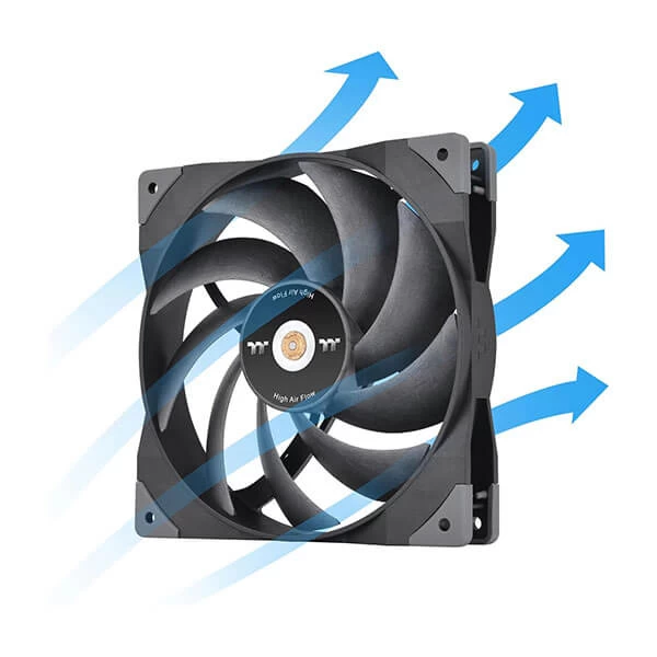 Thermaltake Swafan GT14 140mm Single Pack Cabinet Fan (Black)