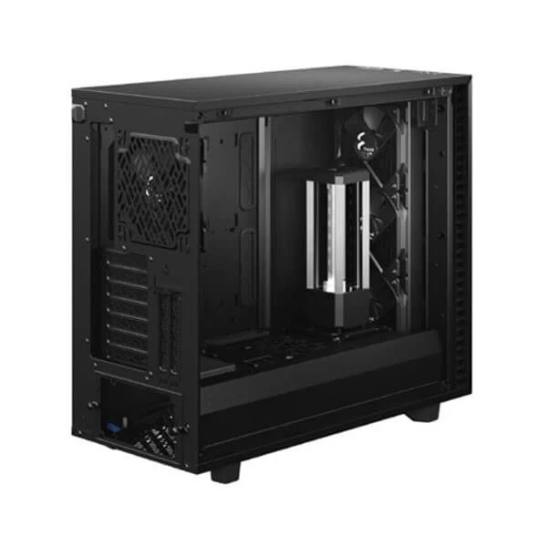 Fractal Design Define 7 Black Solid Mid-Tower ATX Cabinet Up Mesh with Side Glass Panel