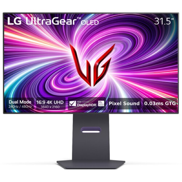 LG 32GS95UE-B 32-Inch 4K 240hz/FHD 480hz 0.03ms OLED Gaming Monitor