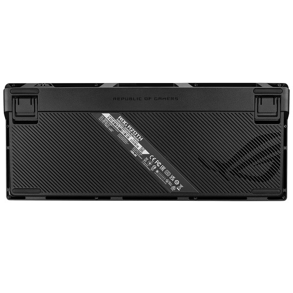 Asus ROG Azoth RGB mechanical 75% wireless gaming keyboard with hot swappable ROG NX mechanical switches and OLED display