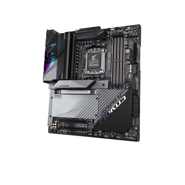 Gigabyte X670E Aorus Master AMD AM5 LGA 1718 DDR5 E-ATX Motherboard for Ryzen 7000 Series Desktop Processors
