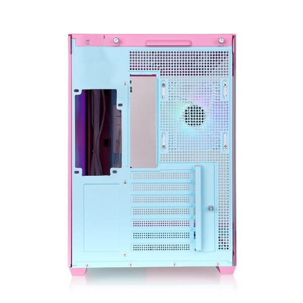 Thermaltake View 380 TG ARGB Pink Mid-Tower ATX gaming Cabinet with Tempered Glass panels (Bubble Pink)