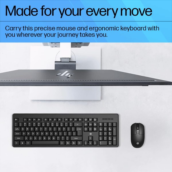 HP KM200 Wireless Keyboard and Mouse Combo