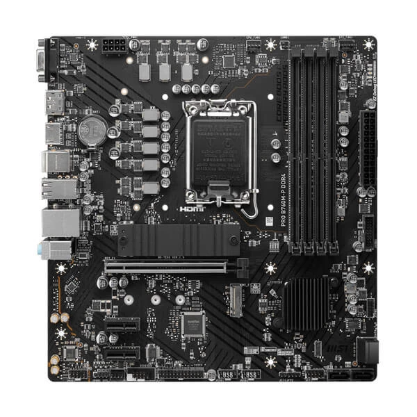 MSI PRO B760M-P DDR4 Intel 13th/12th Gen LGA 1700 M-ATX Motherboard