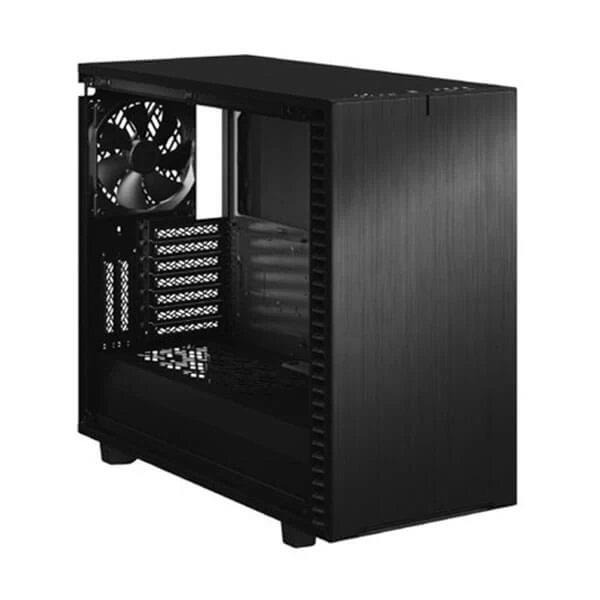 Fractal Design Define 7 Black Solid Mid-Tower ATX Cabinet Up Mesh with Side Glass Panel