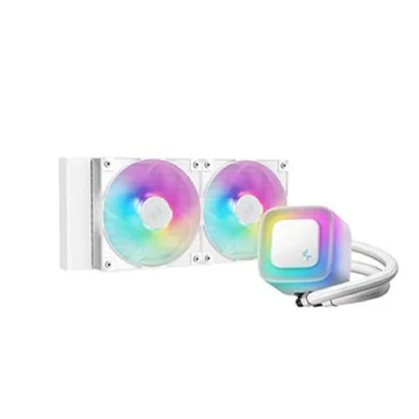 DeepCool LE240 V2 ARGB White 240mm CPU Liquid Cooler