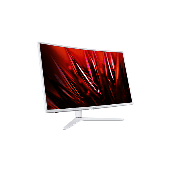 Acer Nitro XZ306CX 29.5-inch FHD curved ultrawide monitor with VA panel, 1ms response time, and 200Hz refresh rate and height-adjustable stand (white)