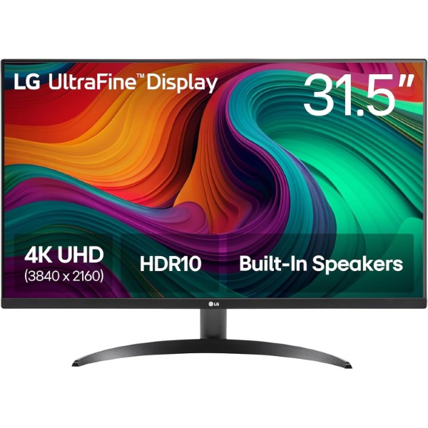 LG Ultrafine 32UR500K-B 32 Inch 4K UHD 60Hz 4Ms IPS Panel Monitor With Speaker Black