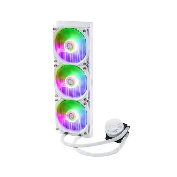 Cooler Master MasterLiquid 360L Core WH ARGB 360mm All-in-One Liquid CPU Cooler (White)
