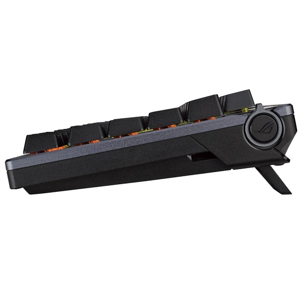 Asus ROG Azoth RGB mechanical 75% wireless gaming keyboard with hot swappable ROG NX mechanical switches and OLED display