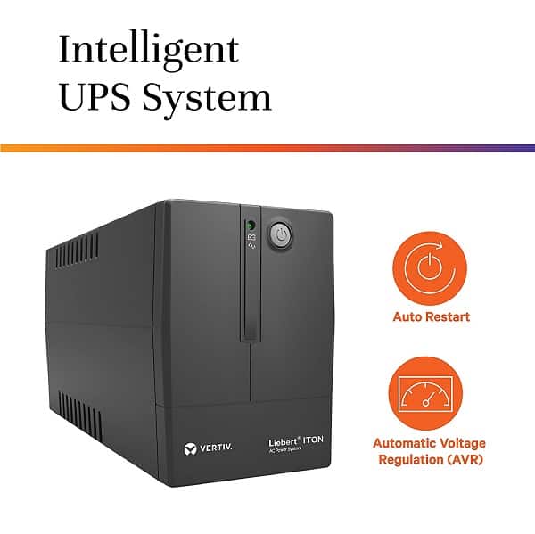 Vertiv Libert Iton CX 600VA-360W 230v Ups For Home Office Desktop Pc