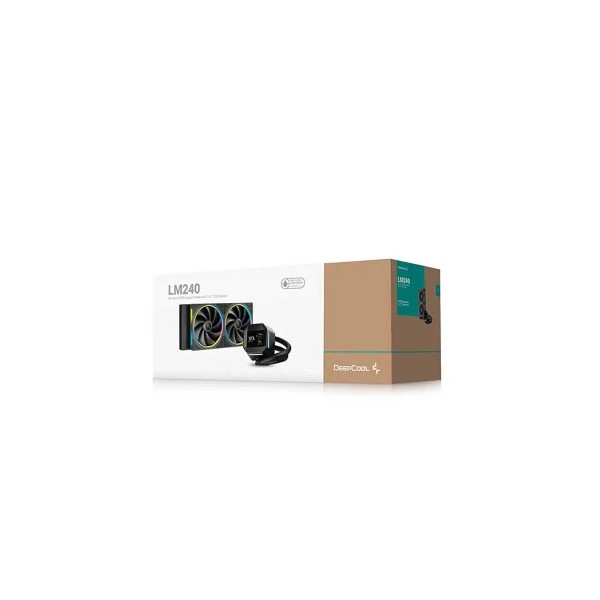 DeepCool LM240 ARGB 240mm CPU Liquid Cooler (Black)