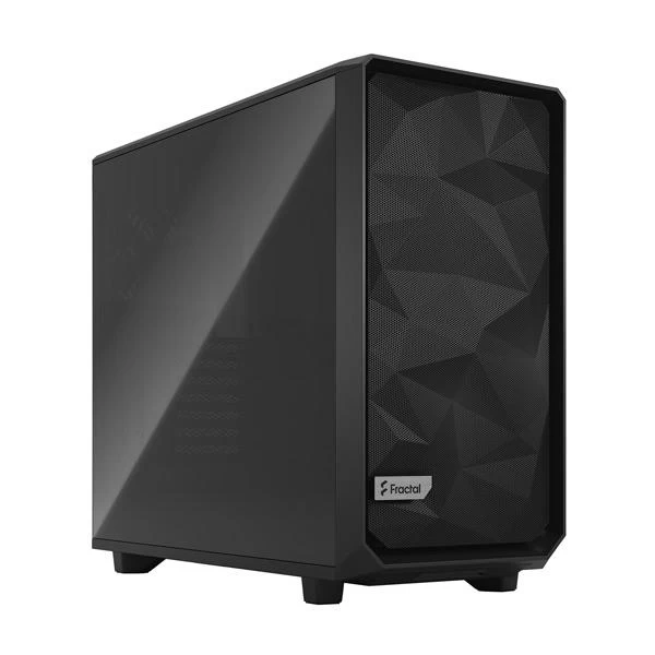 Fractal Design Meshify 2 Black Solid Mid-Tower ATX Cabinet with Front Mesh & Side Glass Panel