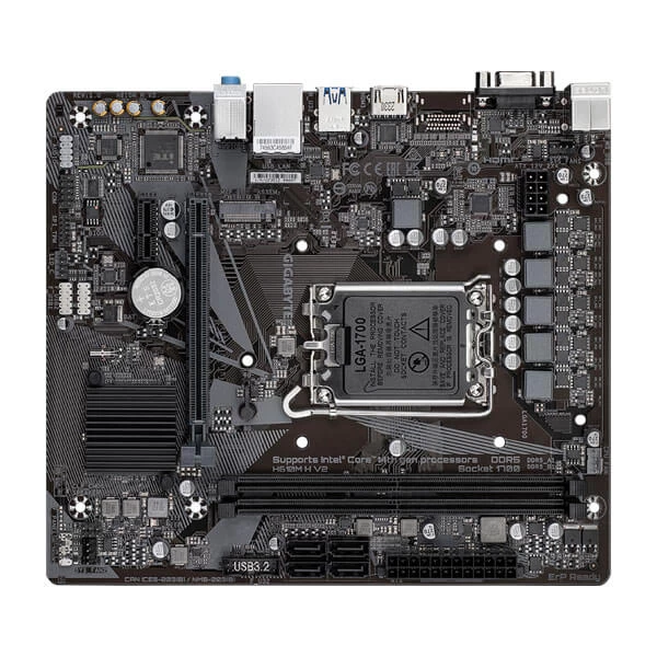 Gigabyte H610M-H V2 DDR5 Intel 12th Gen LGA1700 M-ATX Motherboard