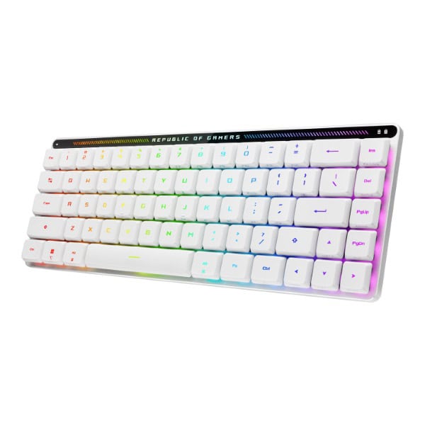 Asus ROG Falchion RX Low Profile 65% Wireless Gaming Keyboard with ROG RX Switch (White)