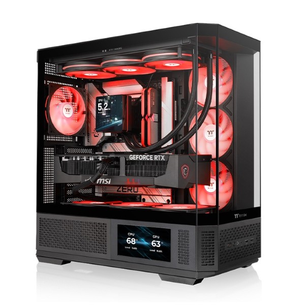 Thermaltake View 370 TG ARGB Mid Tower ATX cabinet (Black)