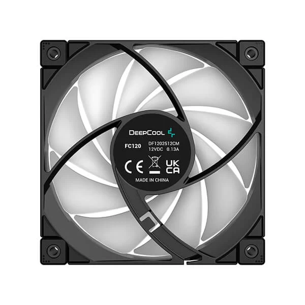 Deepcool FC120 ARGB 120mm PWM 3 in 1 Cabinet Fan (Black)