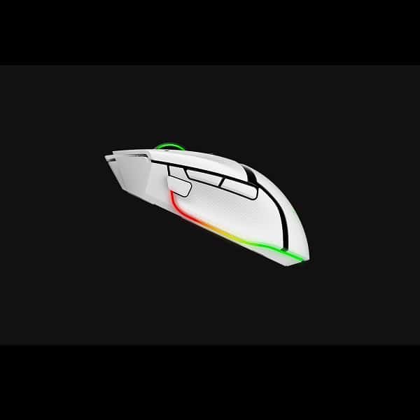 Razer Basilisk V3 Pro WH Wireless Ergonomic Gaming Mouse with 30,000 DPI (White)