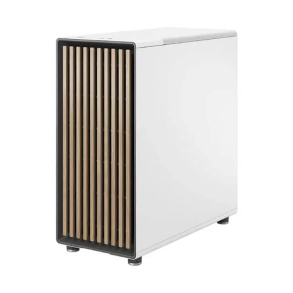 Fractal Design North Chalk TG Mid-Tower ATX Gaming Cabinet (White)