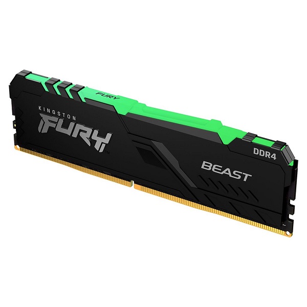 Kingston Fury Beast 8GB DDR4 RAM 3200MHz RGB Desktop Memory