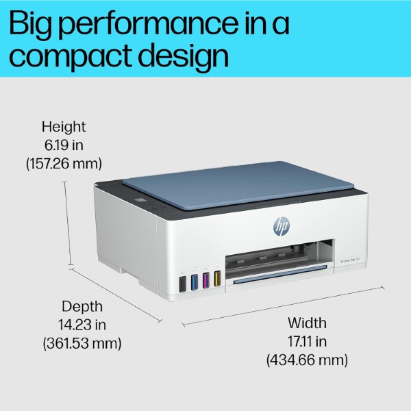 HP Smart Tank 585 Multi Function Wi-Fi Printer for Business and Home (Print, Scan, Copy)