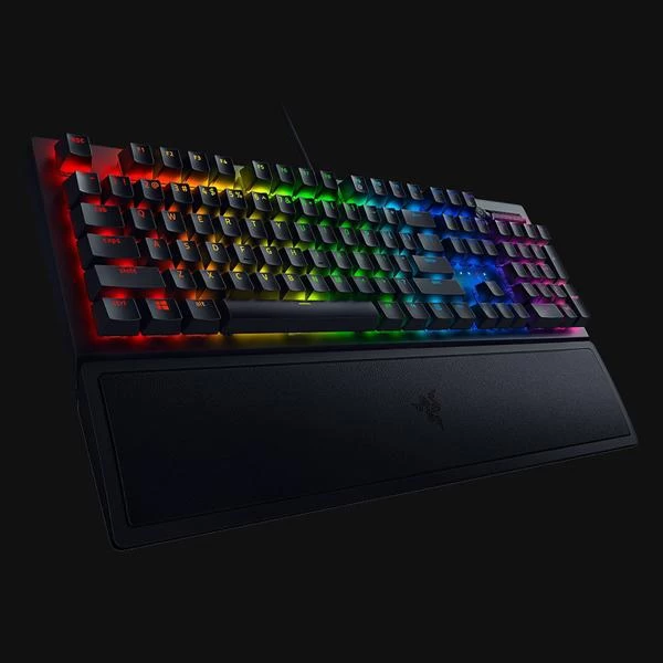 Razer BlackWidow V3 RGB Wired Mechanical Keyboard with Wrist Rest (Green Switches)
