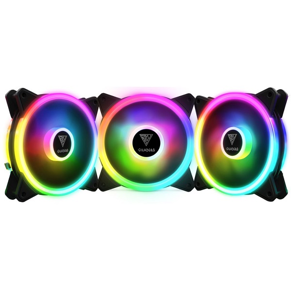 Gamdias Aeolus M2-1203 Lite – 120mm ARGB Case 3 Fan Pack