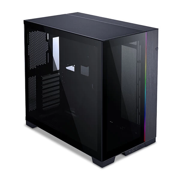 Lian Li O11 Dynamic Evo ARGB (E-ATX) Mid Tower Cabinet With Tempered Glass Side Panel (black)