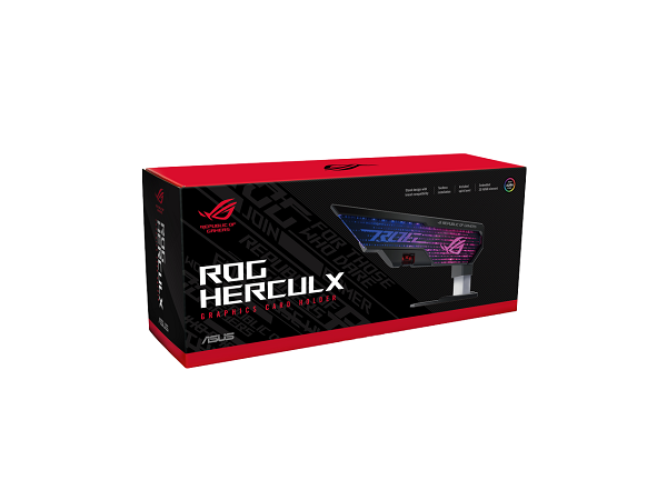Asus Rog Herculx ARGB graphics card holder support bracket