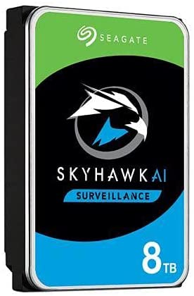 Seagate Skyhawk 8TB Surveillance SATA 3.5-Inch Hard Drive with 6MB/s Transfer Speed