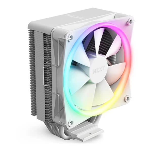 NZXT T120 RGB CPU Air Cooler with 120mm PWM Fan (White)