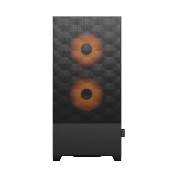 Fractal Design Pop Air RGB Orange Core TG Clear Tint ATX Mid Tempered Glass Tower Cabinet