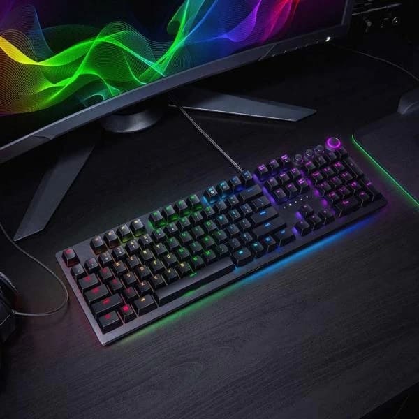 Razer Huntsman Elite Linear Optical Red Switches Mechanical Keyboard (Black)