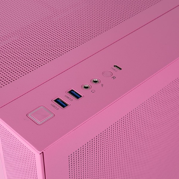 Thermaltake View 380 TG ARGB Pink Mid-Tower ATX gaming Cabinet with Tempered Glass panels (Bubble Pink)