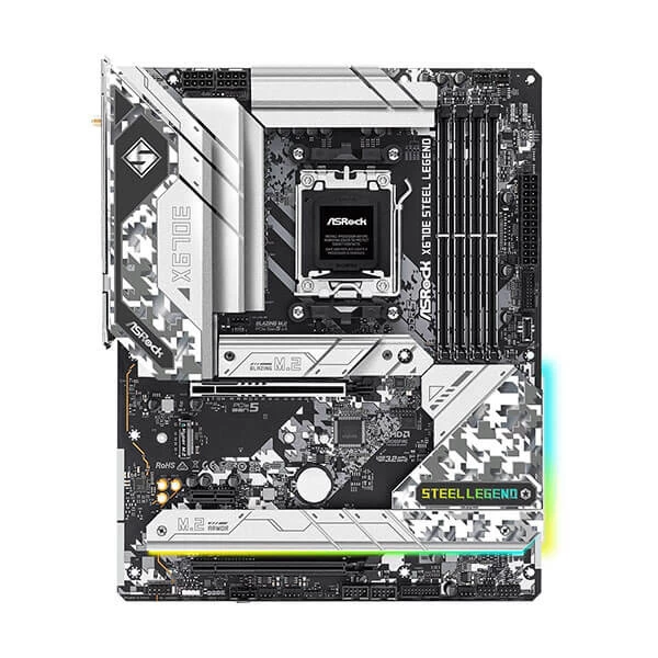 ASROCK X670E STEEL LEGEND AMD AM5 DDR5 ATX MOTHERBOARD FOR RYZEN 7000 SERIES PROCESSORS
