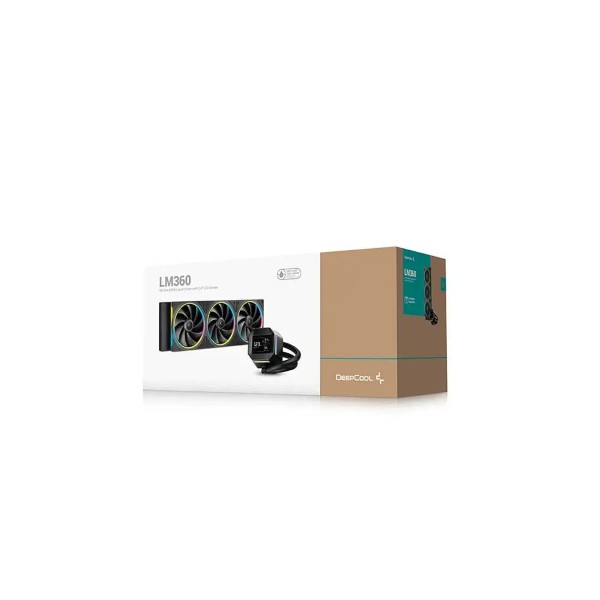 DeepCool LM360 ARGB 360mm CPU Liquid Cooler (Black)