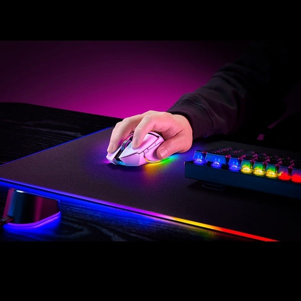 Razer Basilisk V3 Pro WH Wireless Ergonomic Gaming Mouse with 30,000 DPI (White)