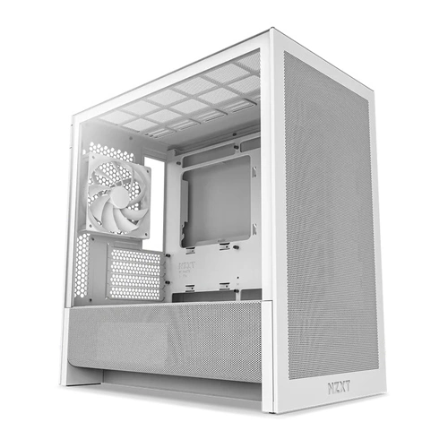 NZXT H3 Flow M-ATX Mini Tower Case (White)