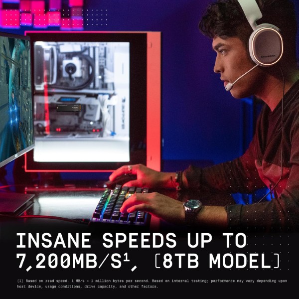 WD Black SN850X 8TB Gen4 PCIe NVMe M.2 Internal SSD