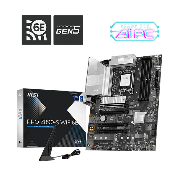 MSI Z890-S WiFi6E Intel LGA1851 DDR5 ATX Motherboard