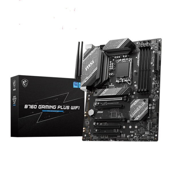 MSI B760 Gaming Plus WiFi DDR5 Intel 13th &amp; 12th Gen LGA 1700 ATX Motherboard