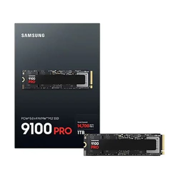 Samsung 9100 Pro 1TB Without Heatsink Gen5 NVMe M.2 Internal SSD